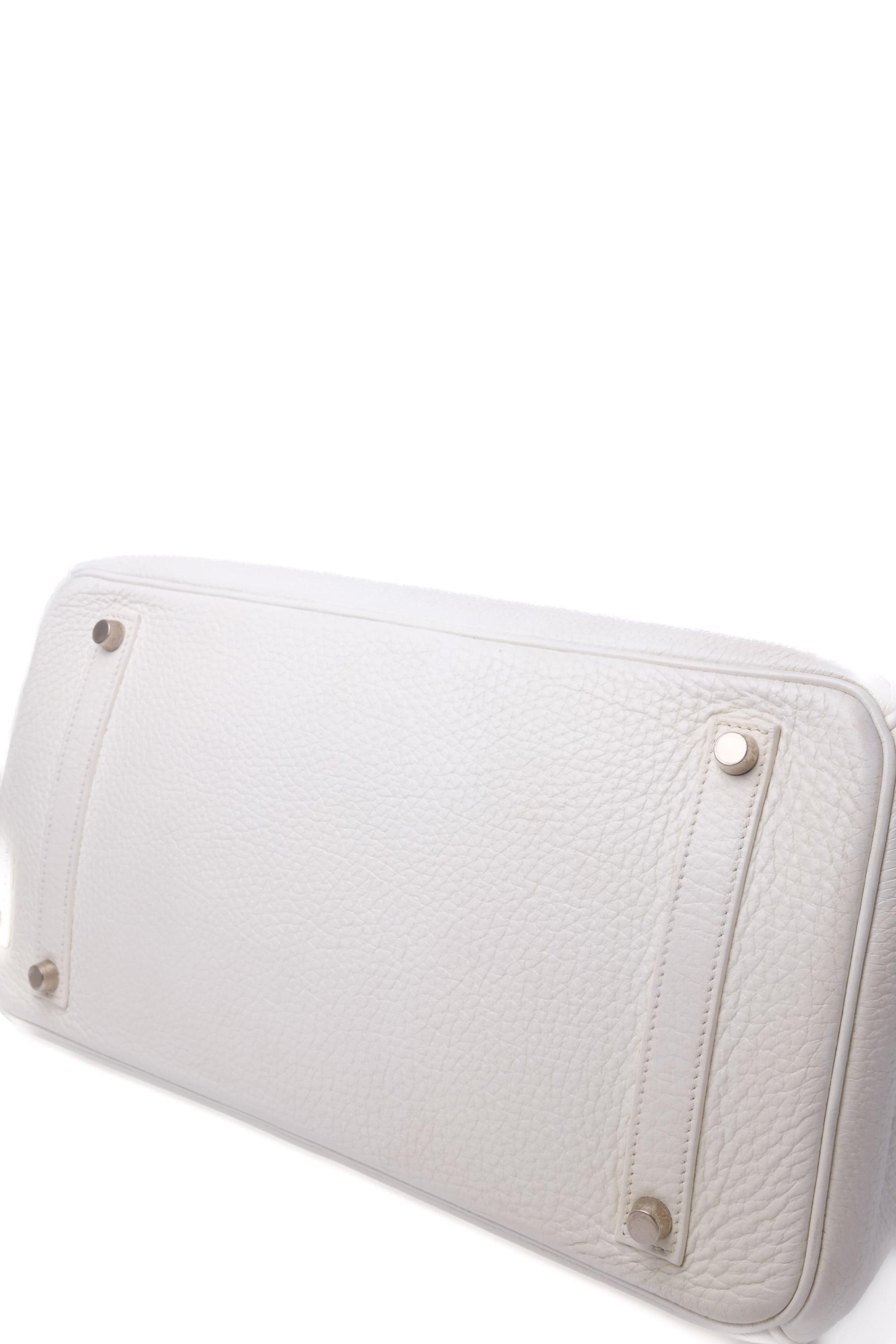 Birkin 35 Blanc Palladium Hardware