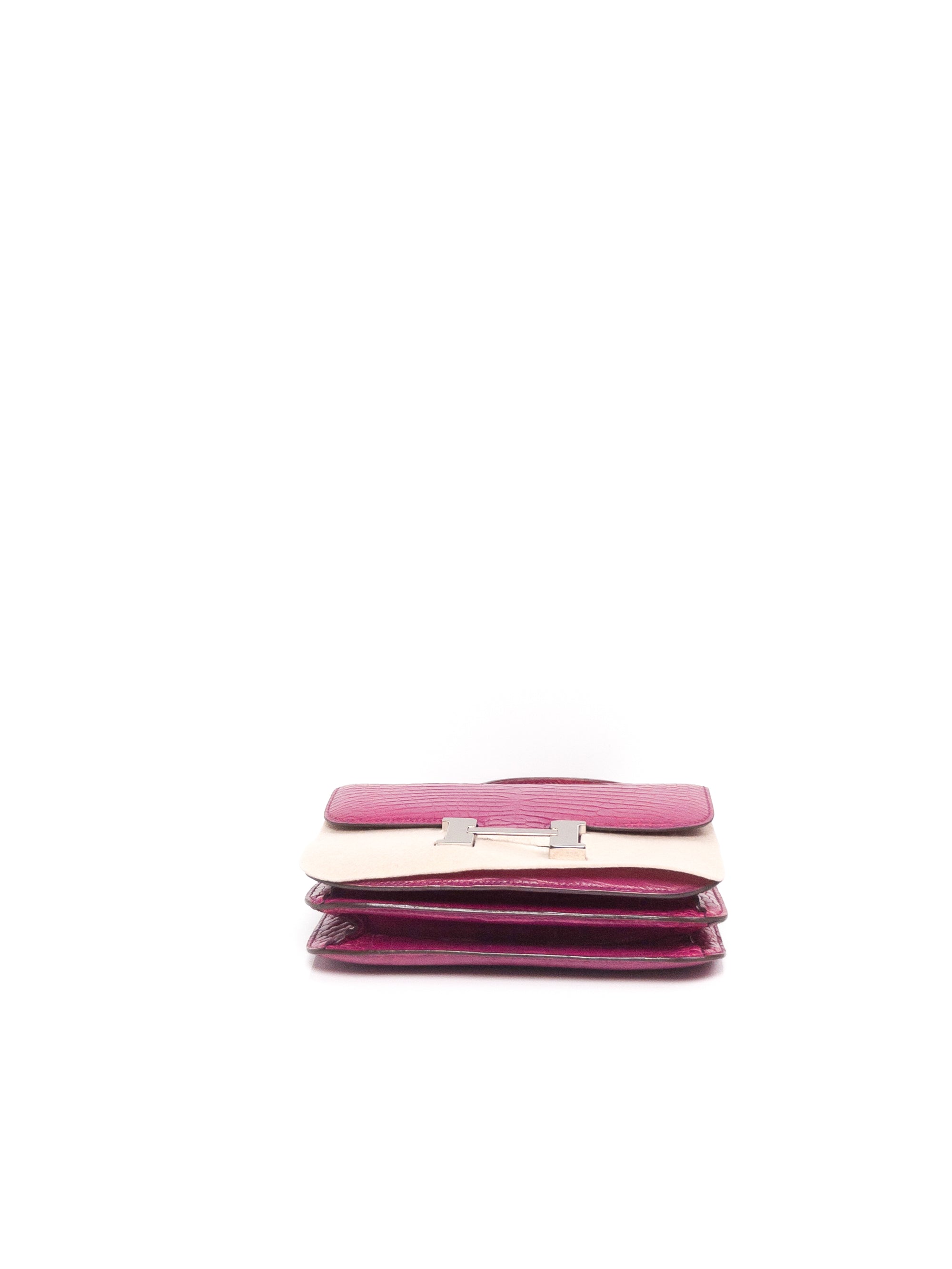 Constance 18 Alligator Rose Scheherazade Palladium Hardware □R