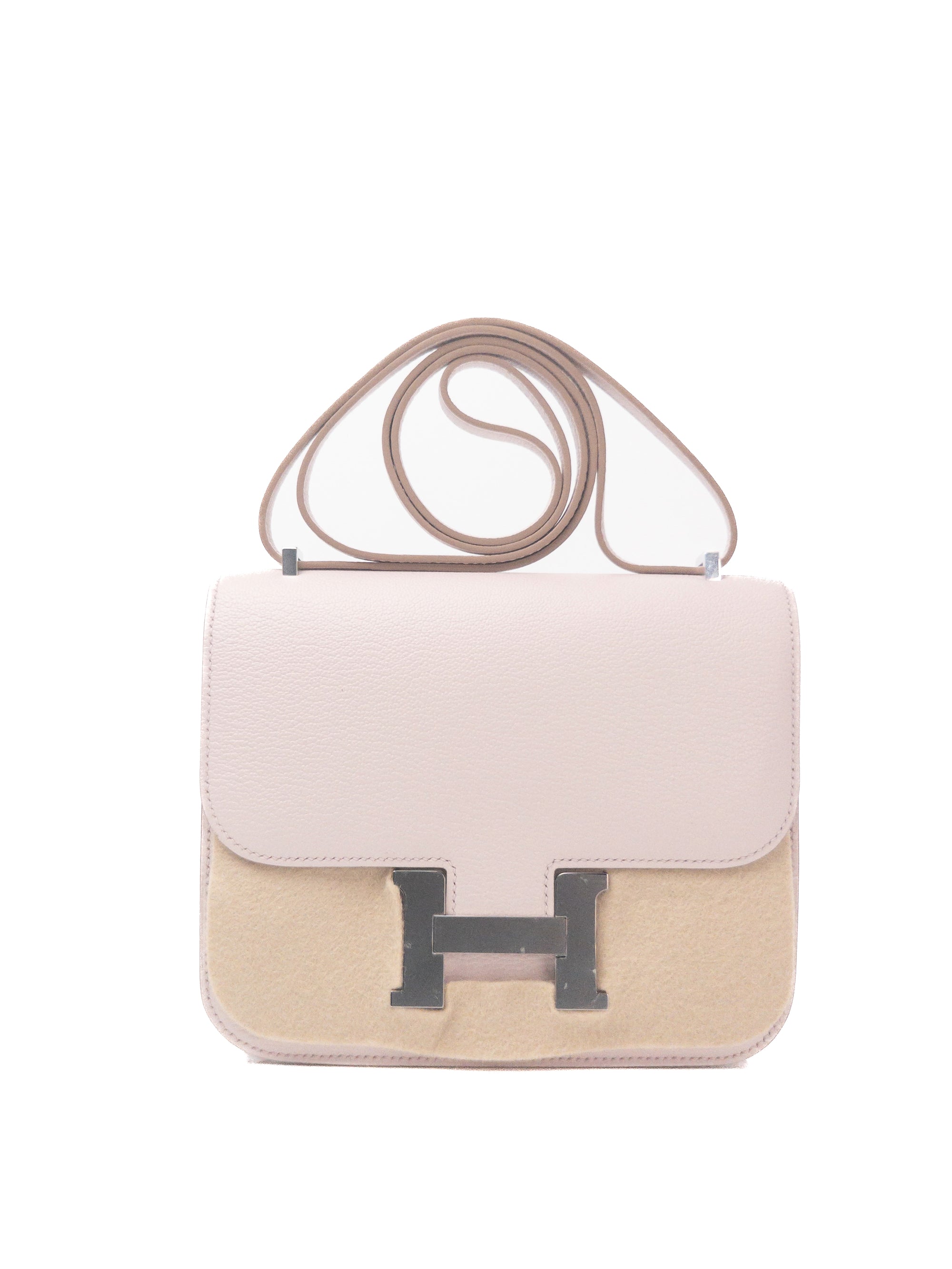 Constance 18 Mauve Pale Palladium Hardware Chevre W