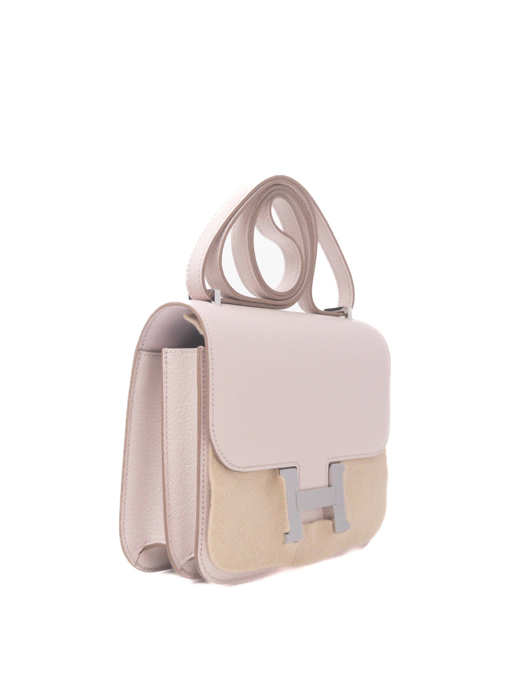 Constance 18 Mauve Pale Palladium Hardware Chevre W