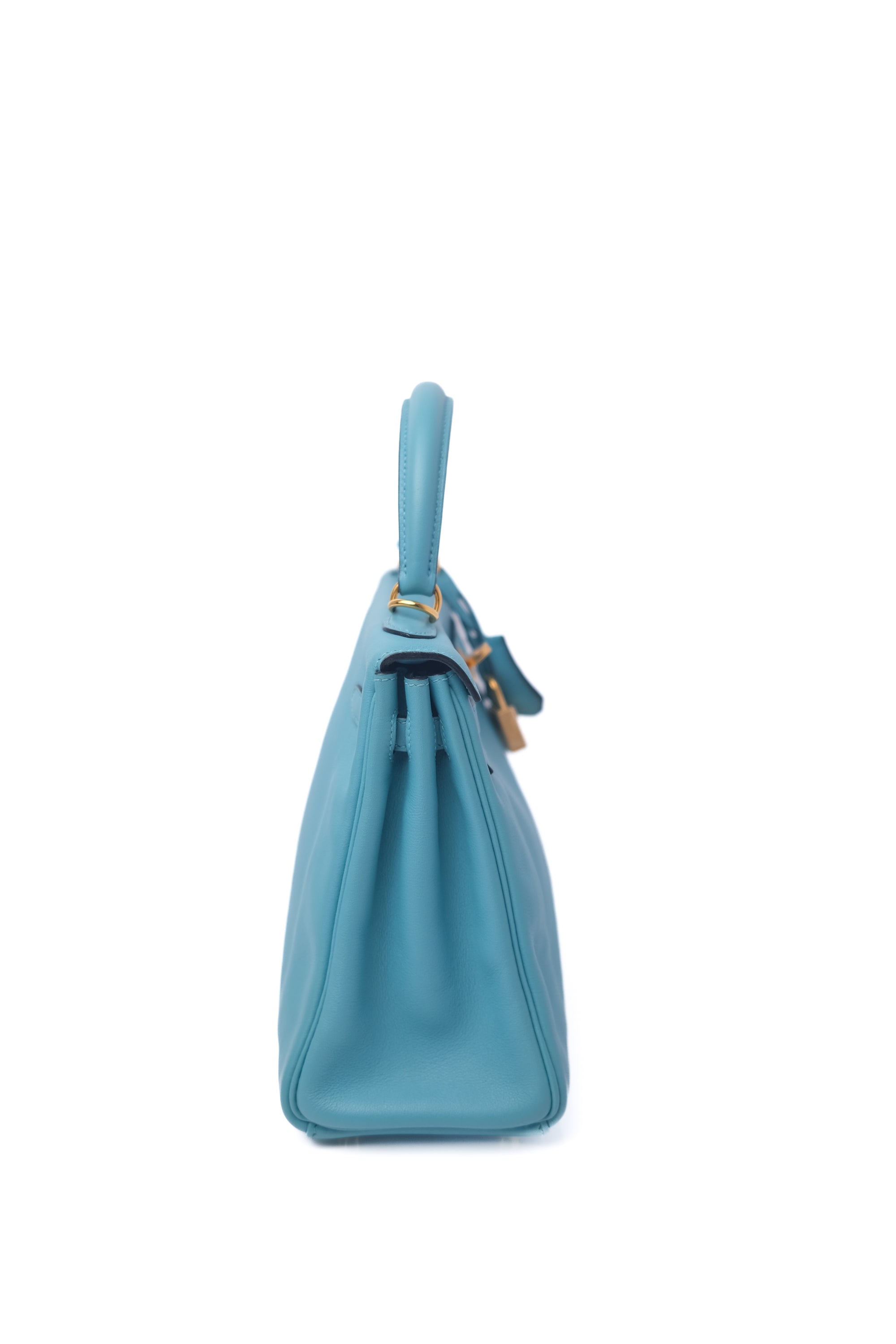 Kelly 25 Tiffany Blue Gold Hardware Swift X