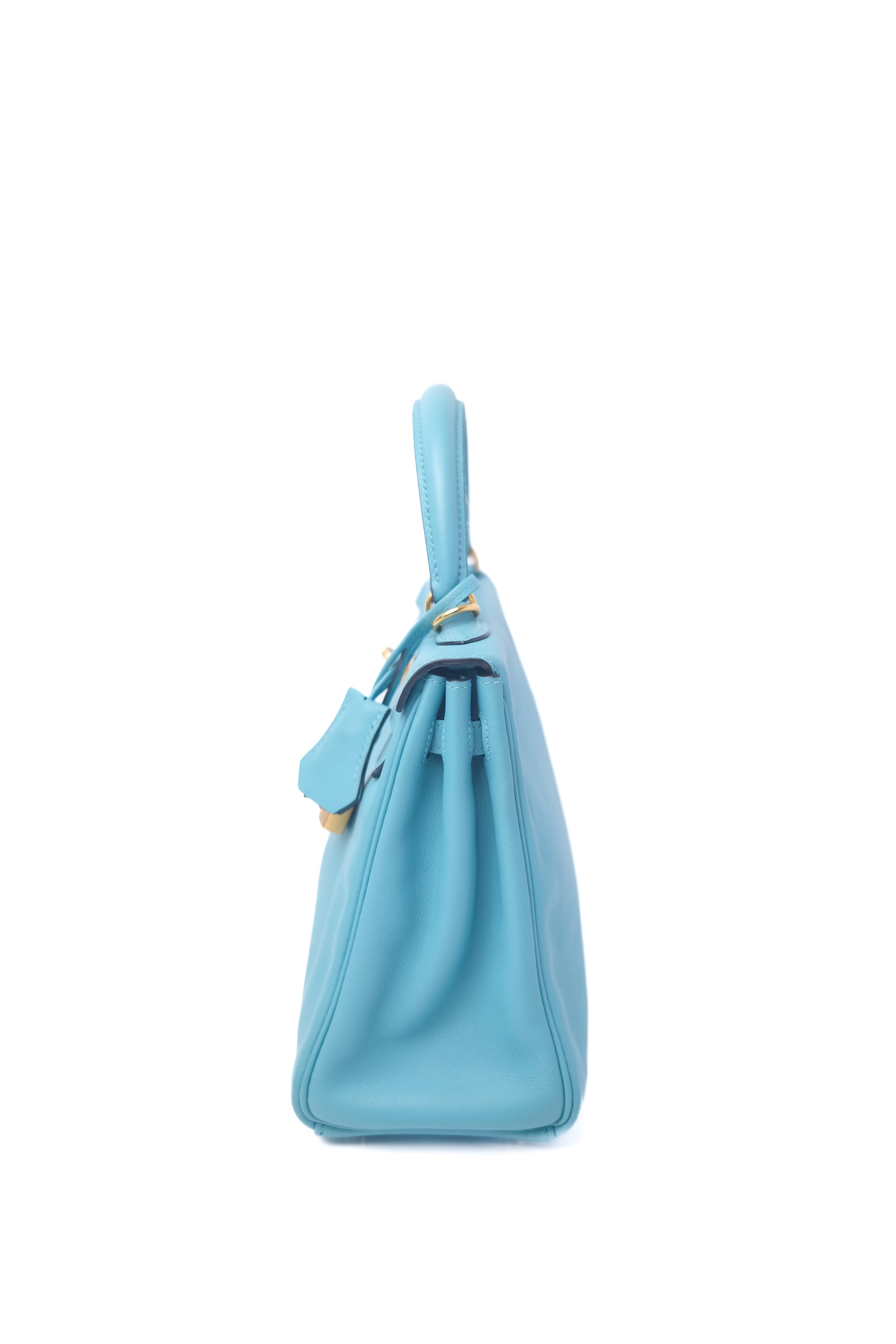 Kelly 25 Tiffany Blue Gold Hardware Swift X
