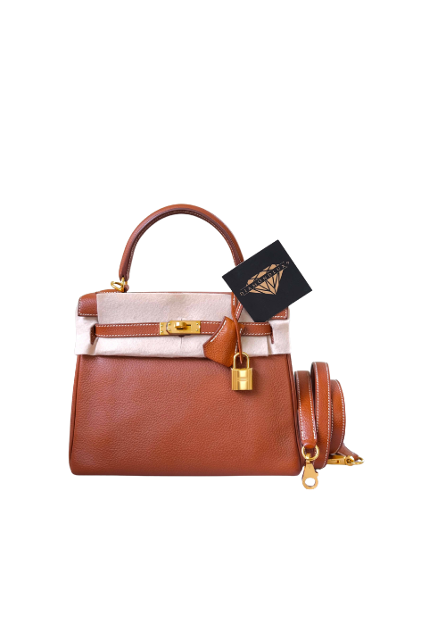 Kelly 25 Barenia Faubourg Gold Hardware U