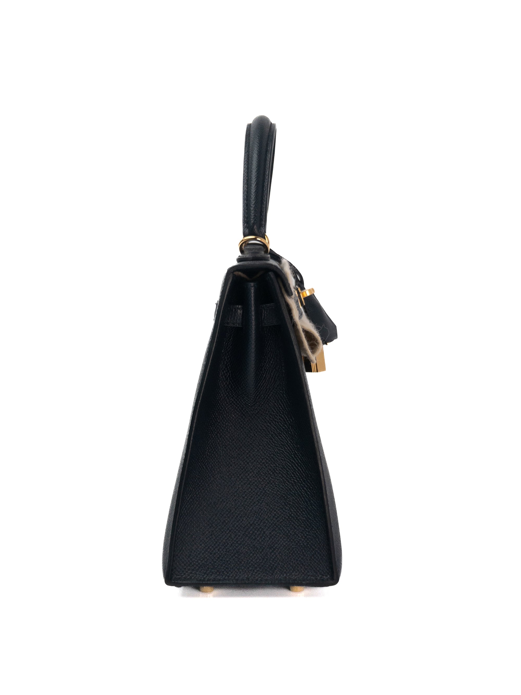 Kelly 25 Indigo (can pass as Black) Gold Hardware Epsom Z