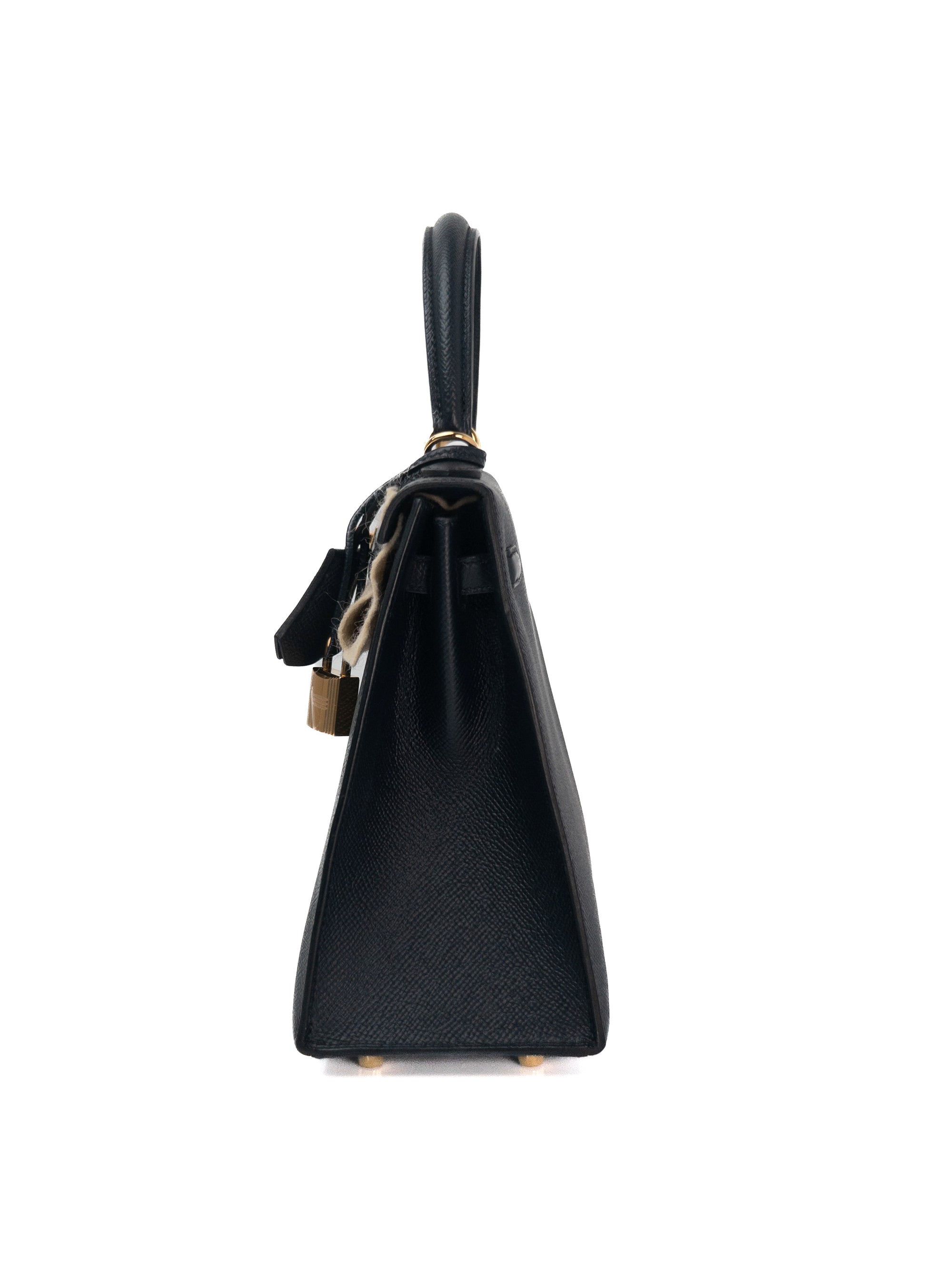 Kelly 25 Indigo (can pass as Black) Gold Hardware Epsom Z