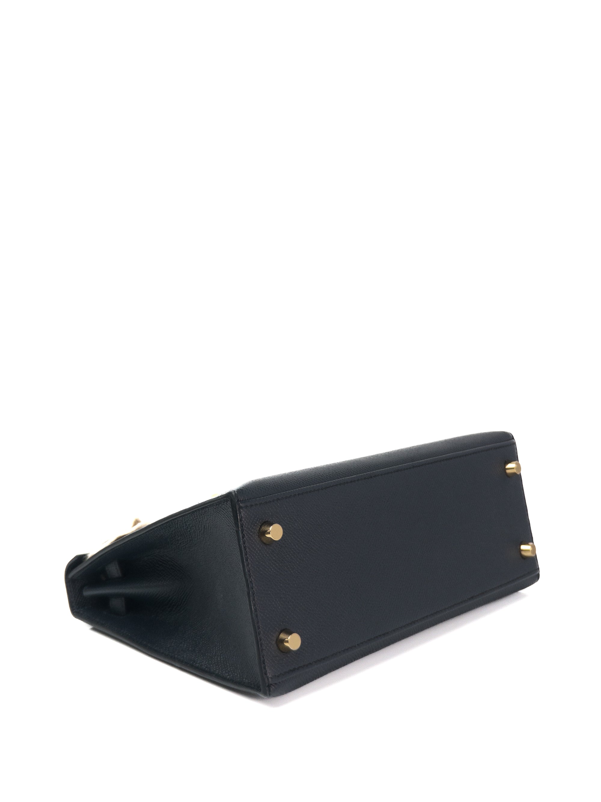 Kelly 25 Indigo (can pass as Black) Gold Hardware Epsom Z