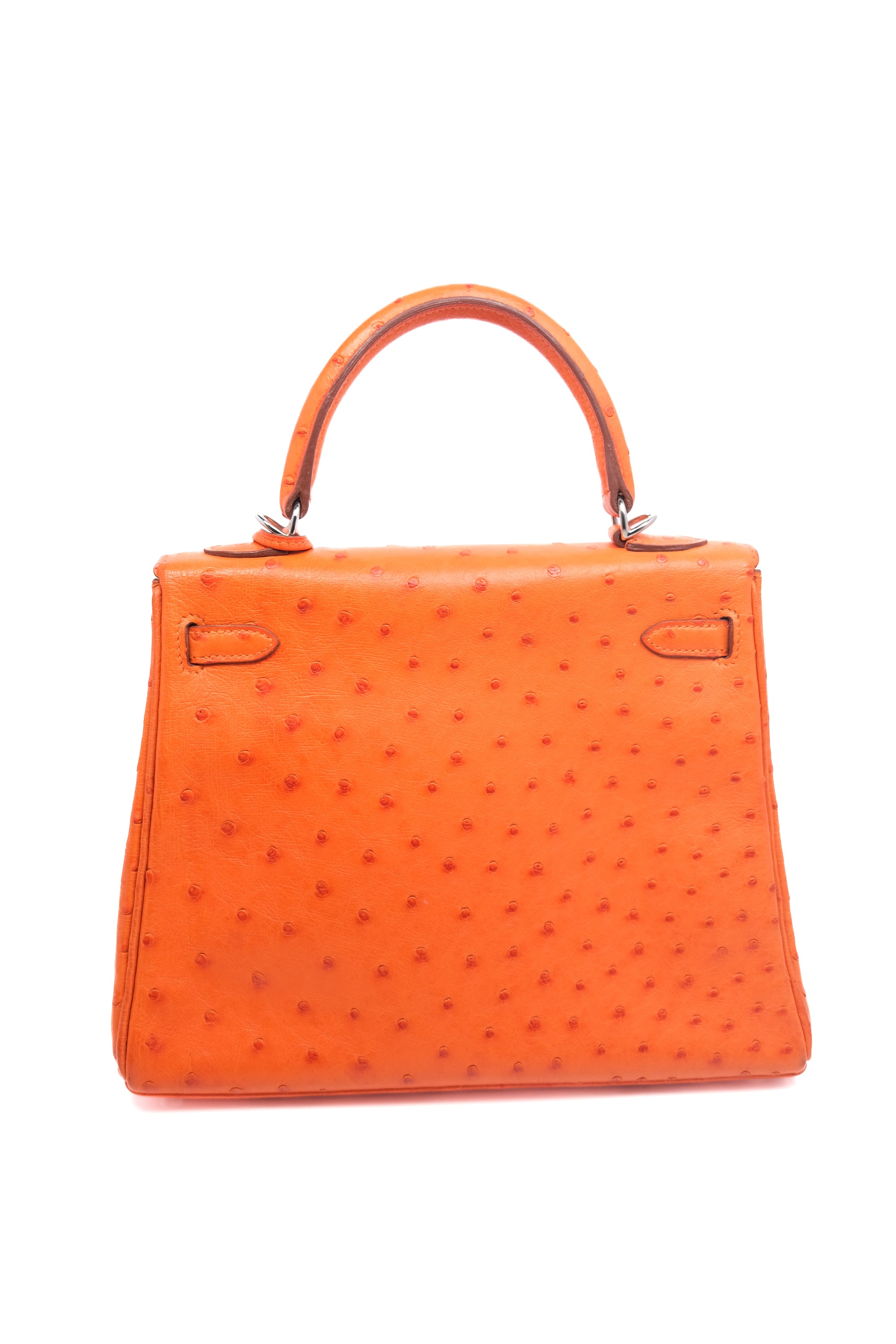 Kelly 25 Ostrich Orange