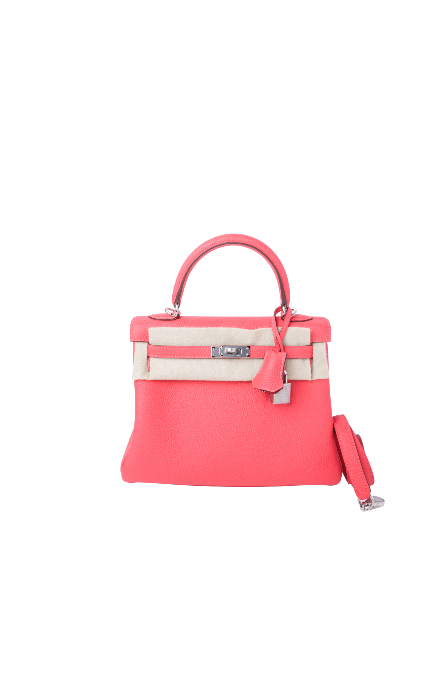Kelly 25 Rose Jaipur Palladium Hardware Togo
