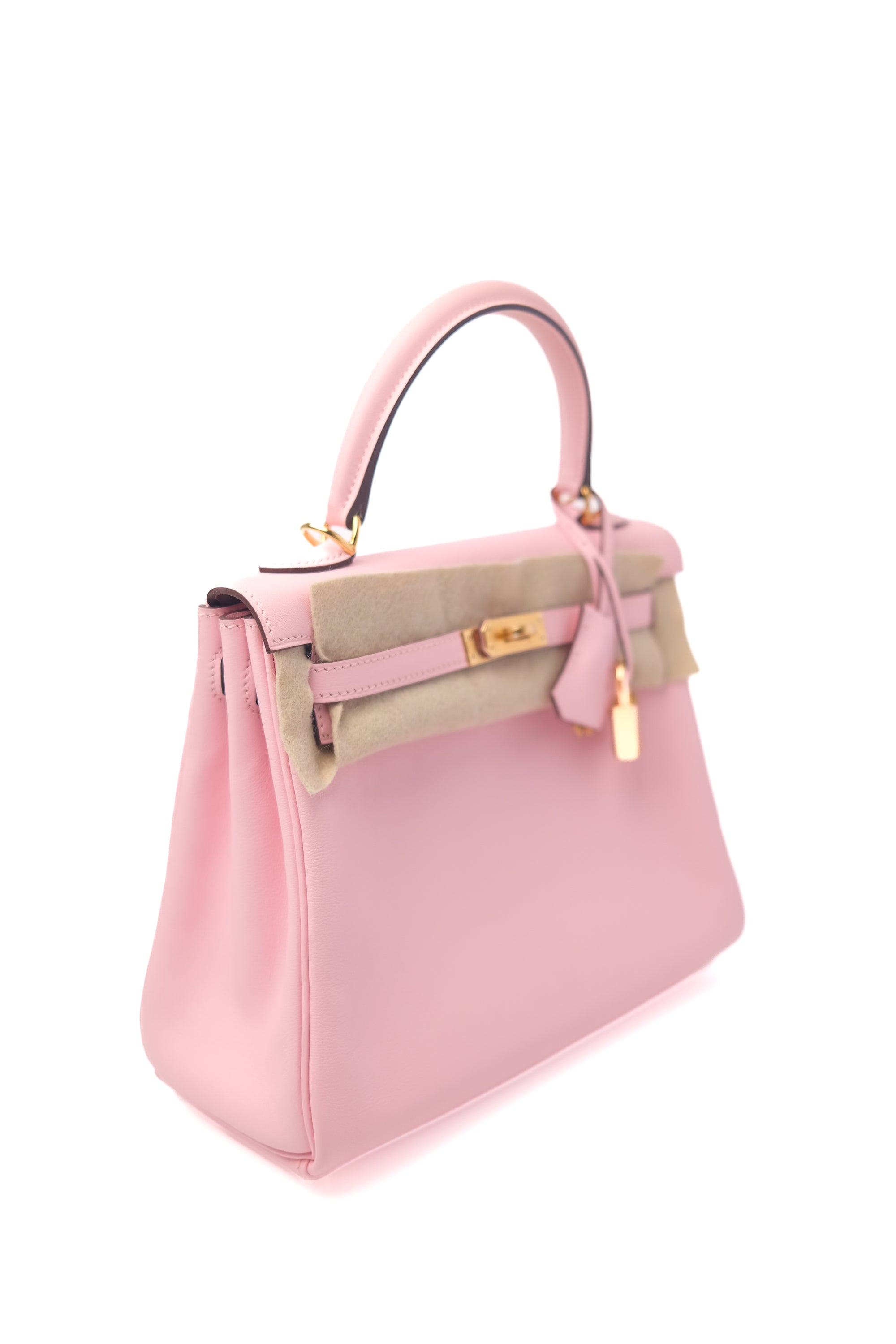 Kelly 25 Rose Sakura Gold Hardware Swift T