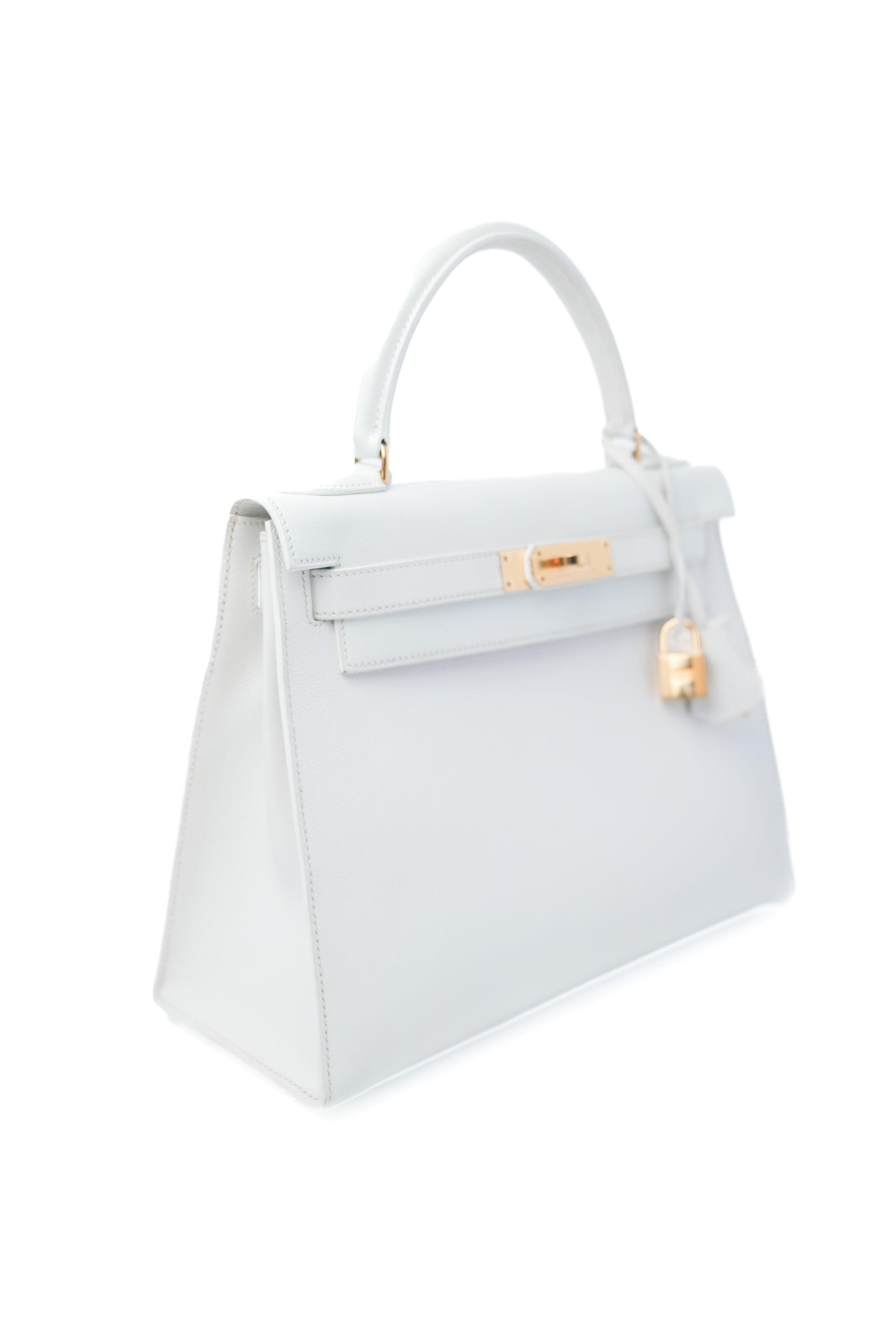 Kelly 28 Blanc Gold Hardware 〇W