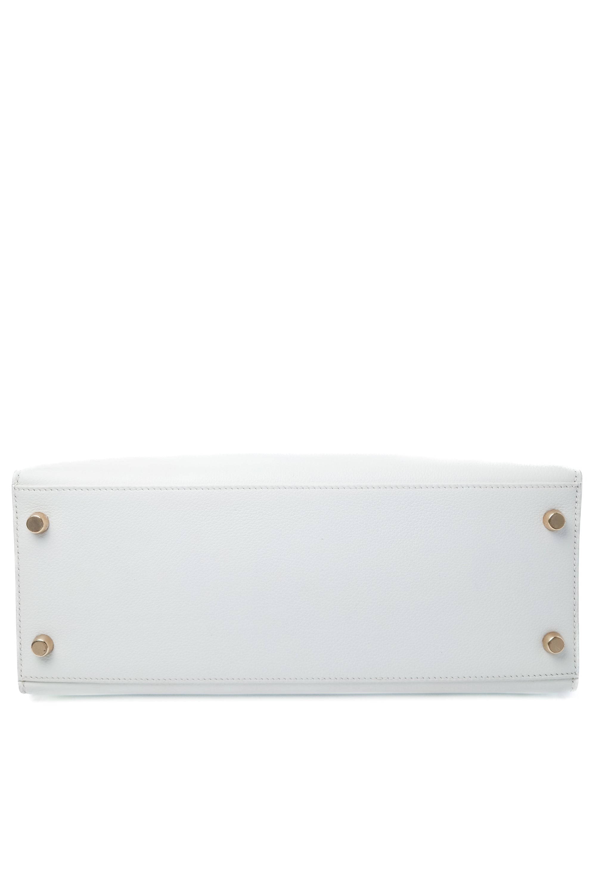 Kelly 28 Blanc Gold Hardware 〇W