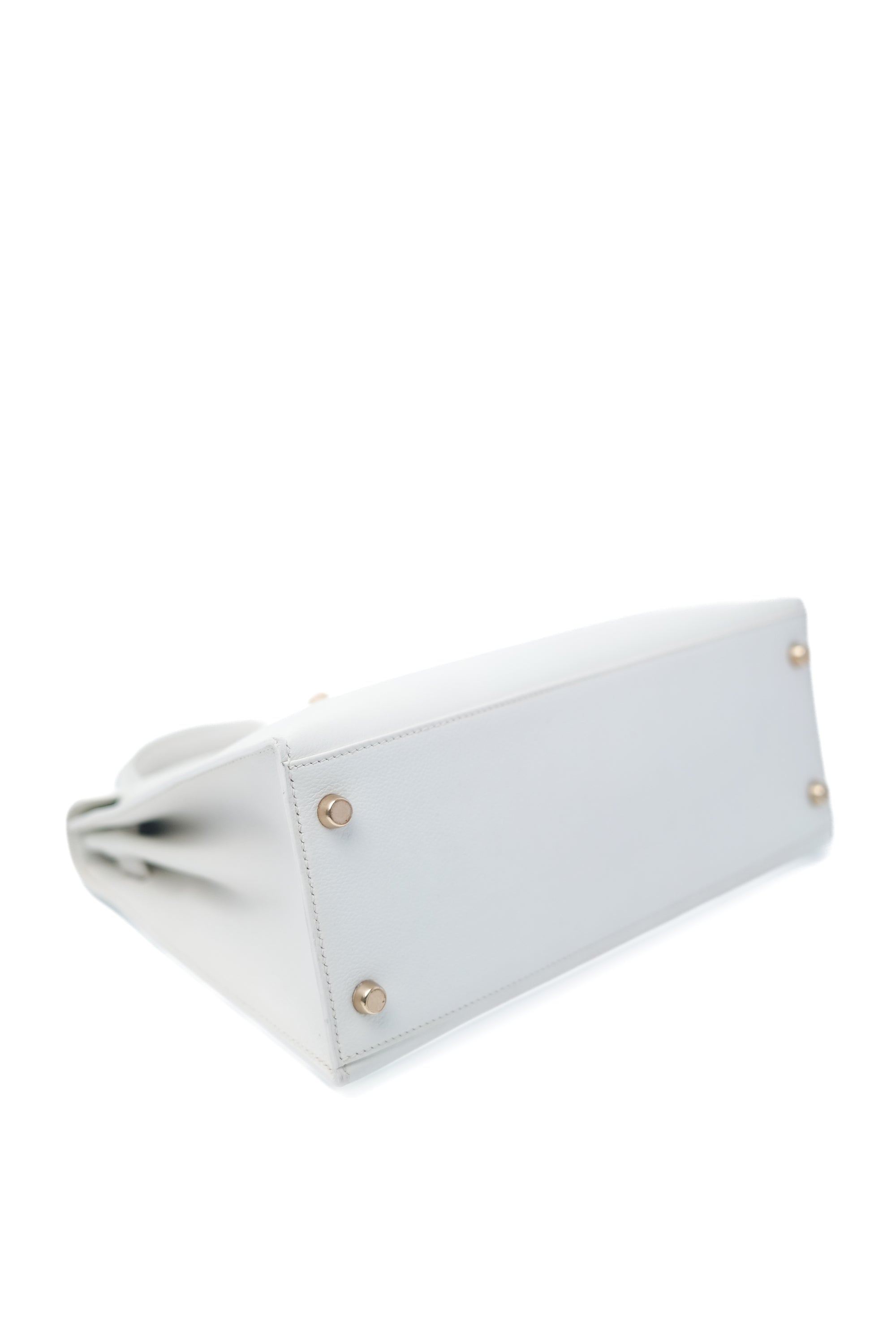 Kelly 28 Blanc Gold Hardware 〇W