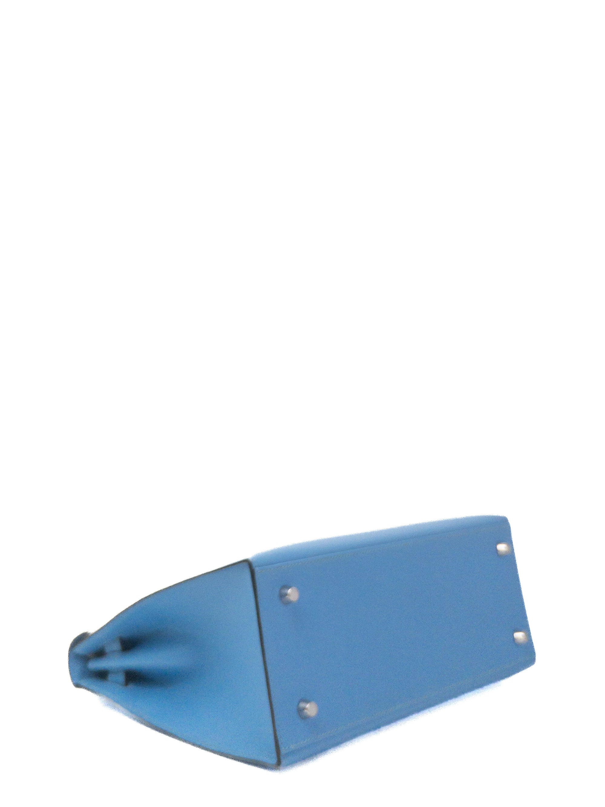 Kelly 28 Bleu Paradise Palladium Hardware Epsom X