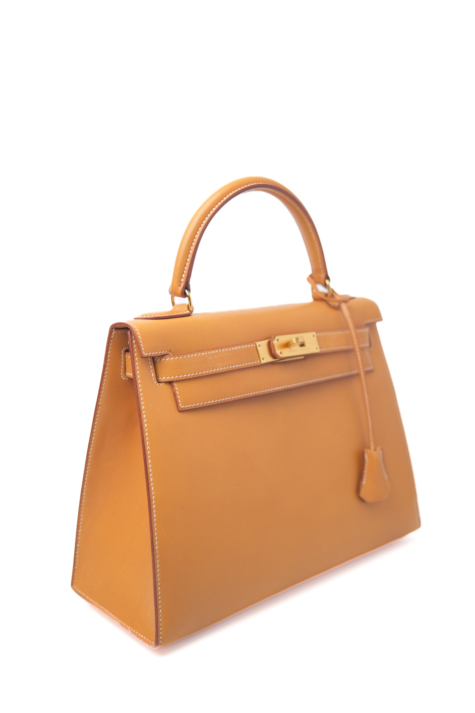 Kelly 28 Naturel Gold Hardware Chamonix 〇X