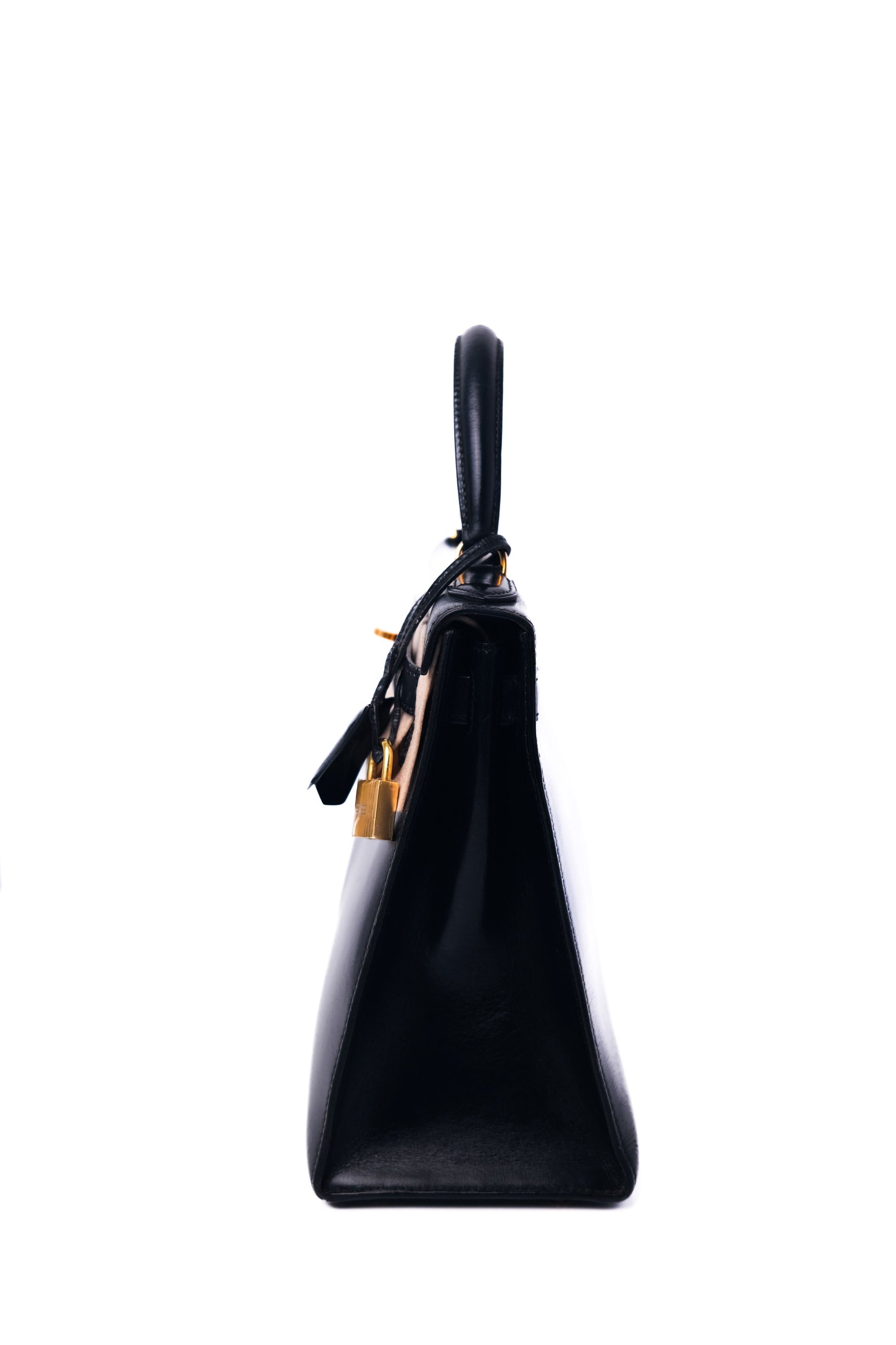 Kelly 28 Noir Gold Hardware Box