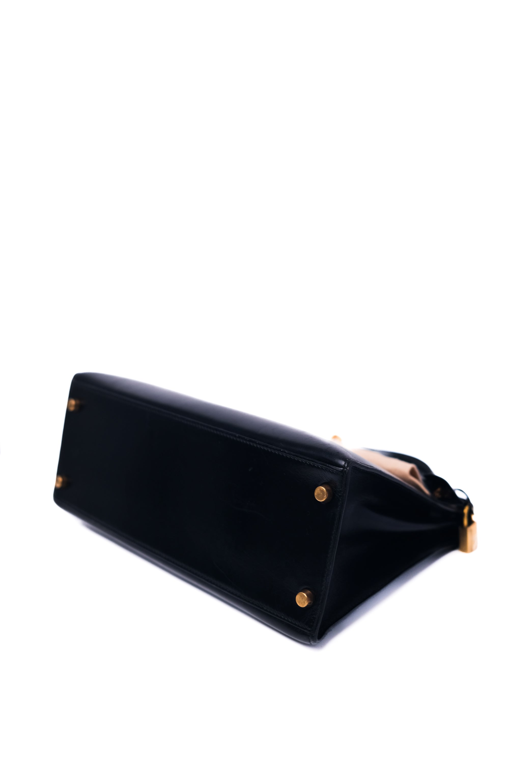 Kelly 28 Noir Gold Hardware Box