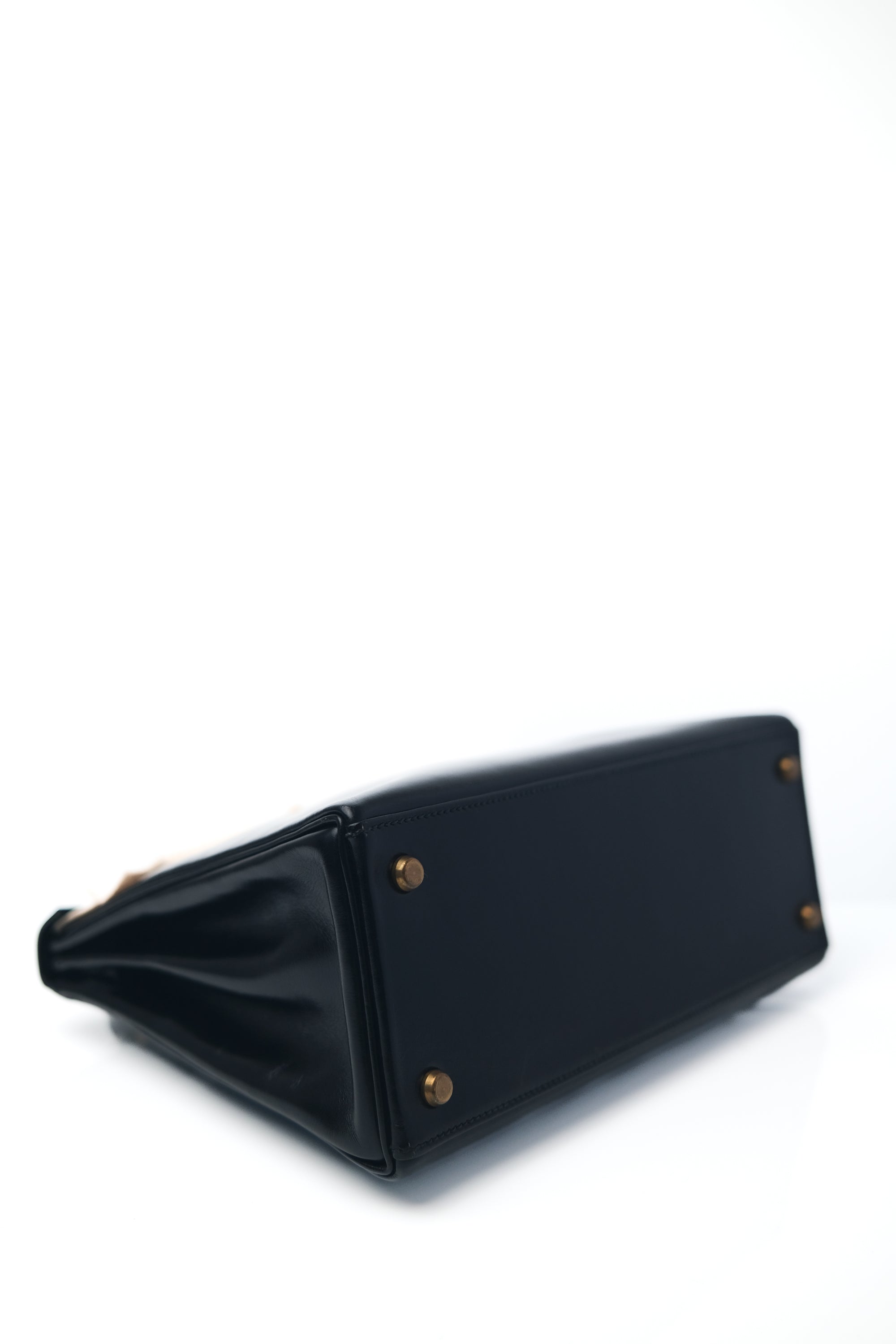 Kelly 28 Noir Gold Hardware Box 〇P