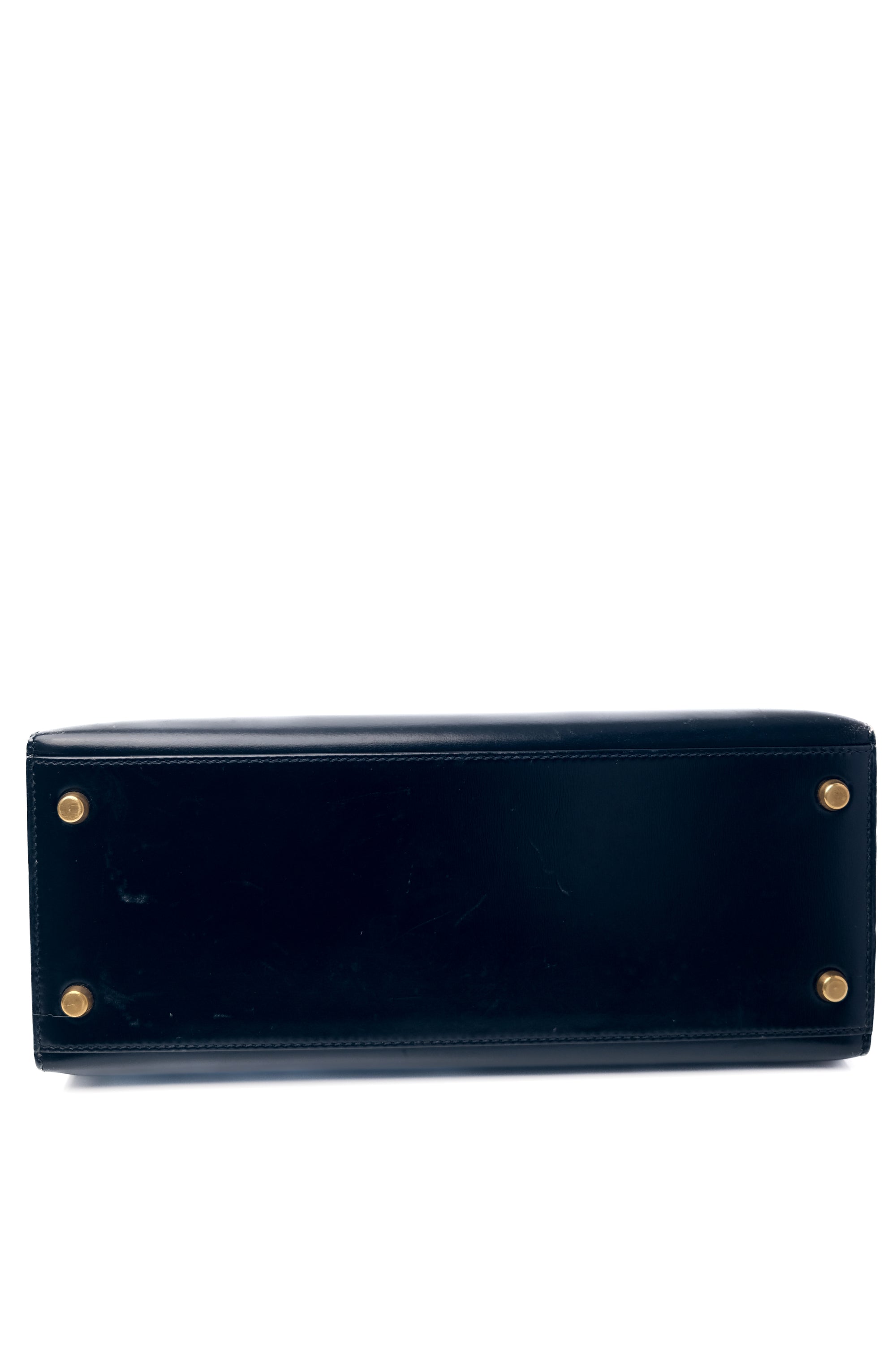 Kelly 28 Noir Gold Hardware Box 〇R