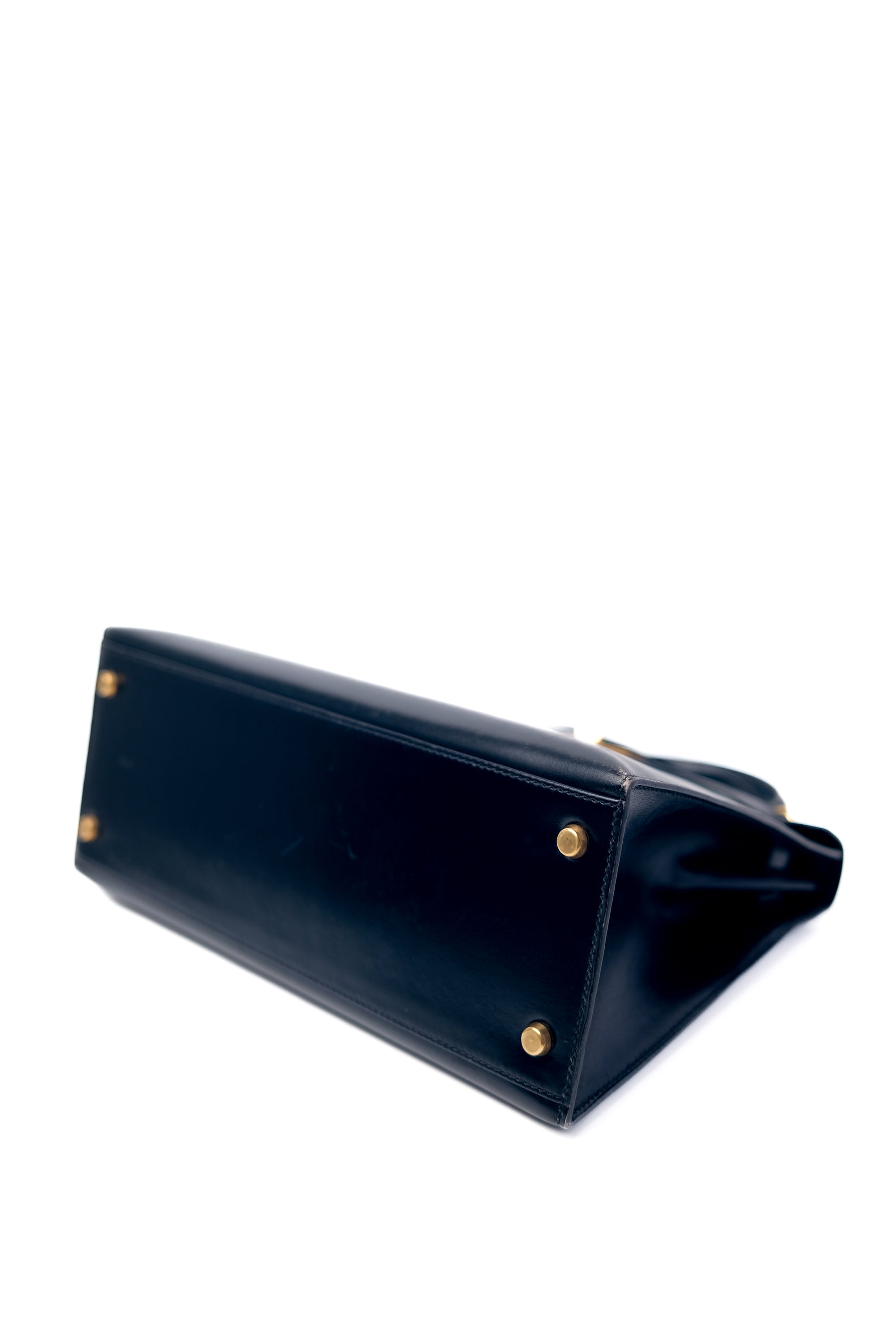 Kelly 28 Noir Gold Hardware Box 〇R