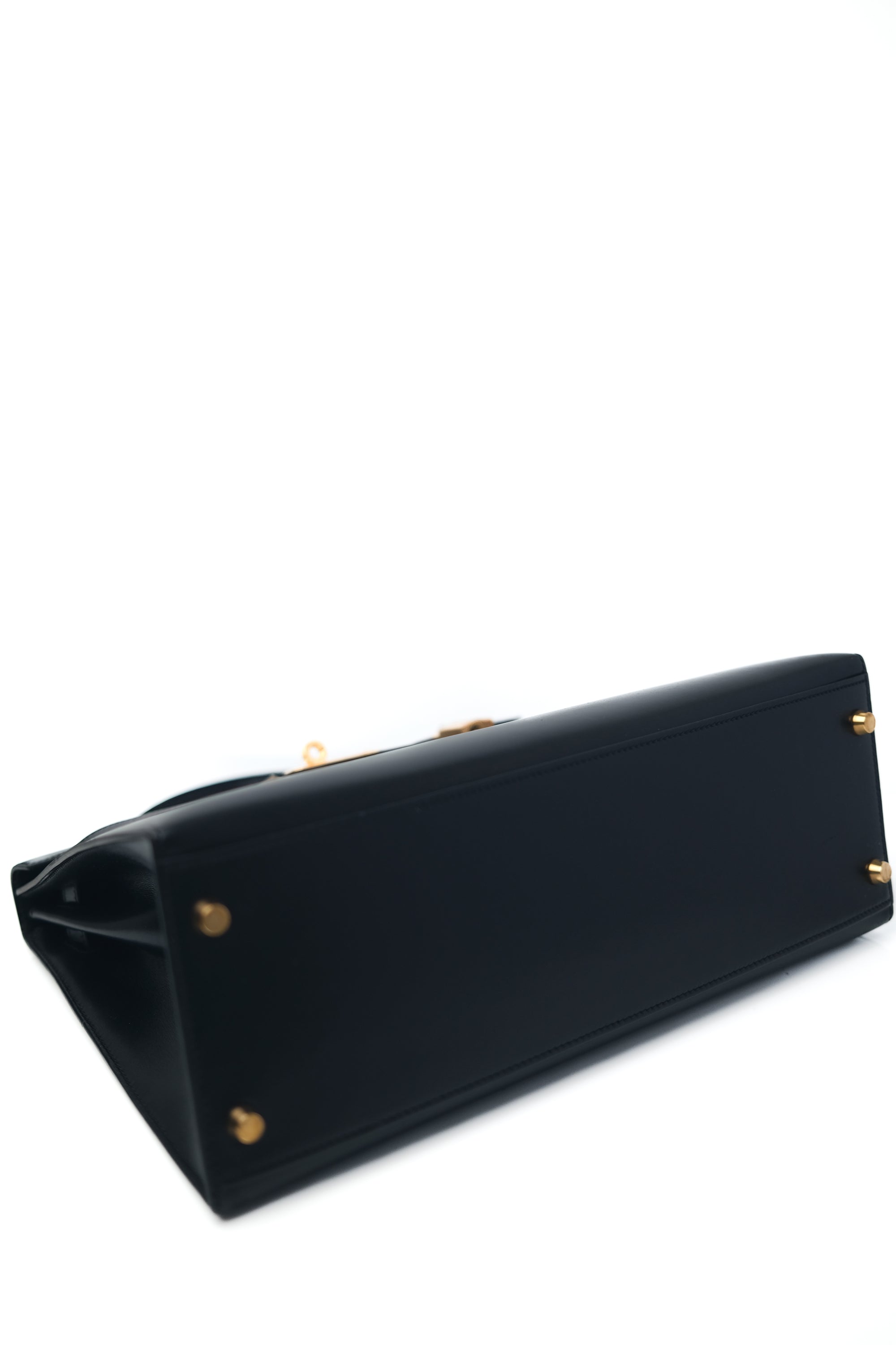 Kelly 32 Noir Gold Hardware Box □C
