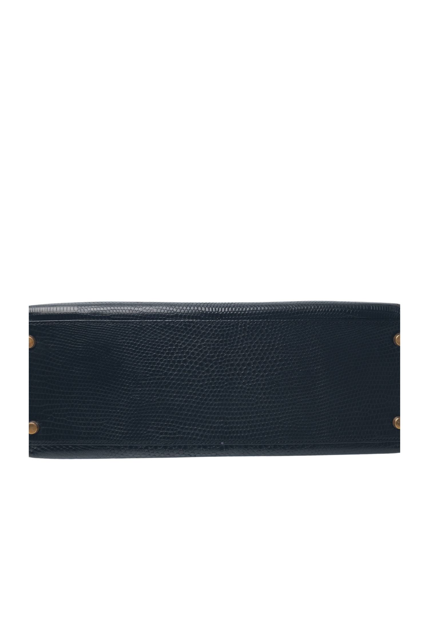 Kelly 32 Lizard Noir Gold Hardware 〇R