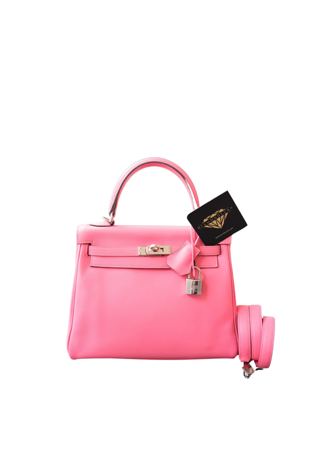 Kelly 25 Rose Azalee Palladium Hardware A