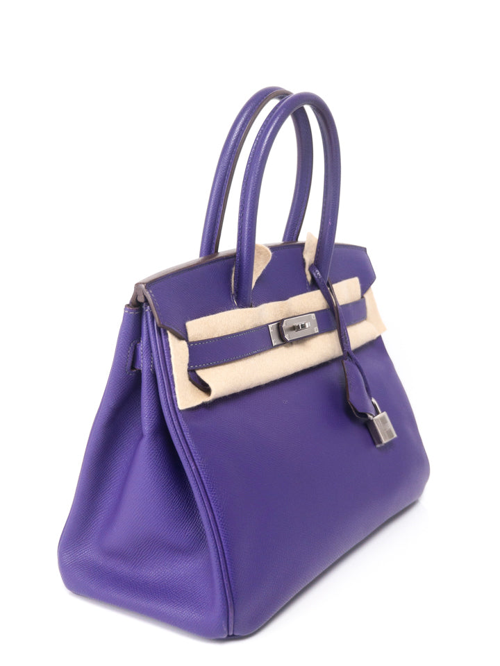 Birkin 30 Crocus Palladium Hardware Epsom □P