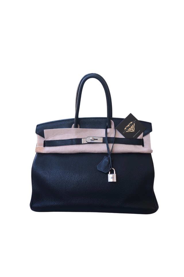 Birkin 35 Noir Palladium Hardware Togo □L