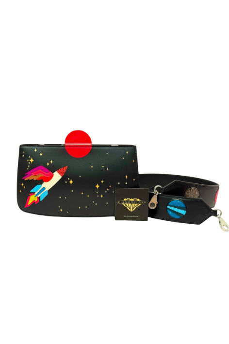 Hermes Sac a Malice Space Black Lizard Touch Palladium Hardware Z