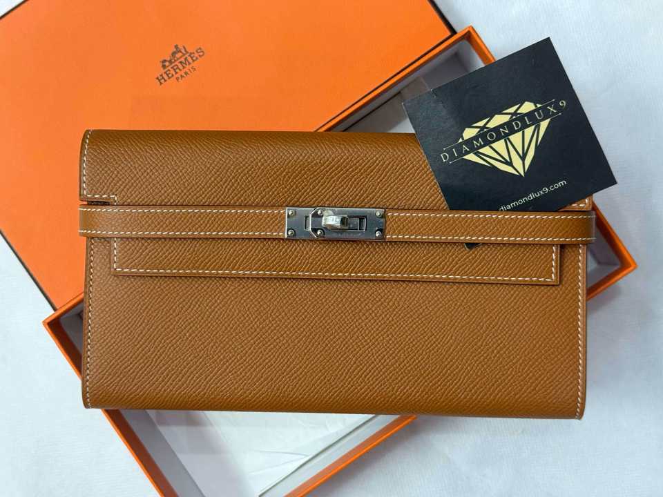 Kelly Wallet Gold Palladium Hardware Epsom A