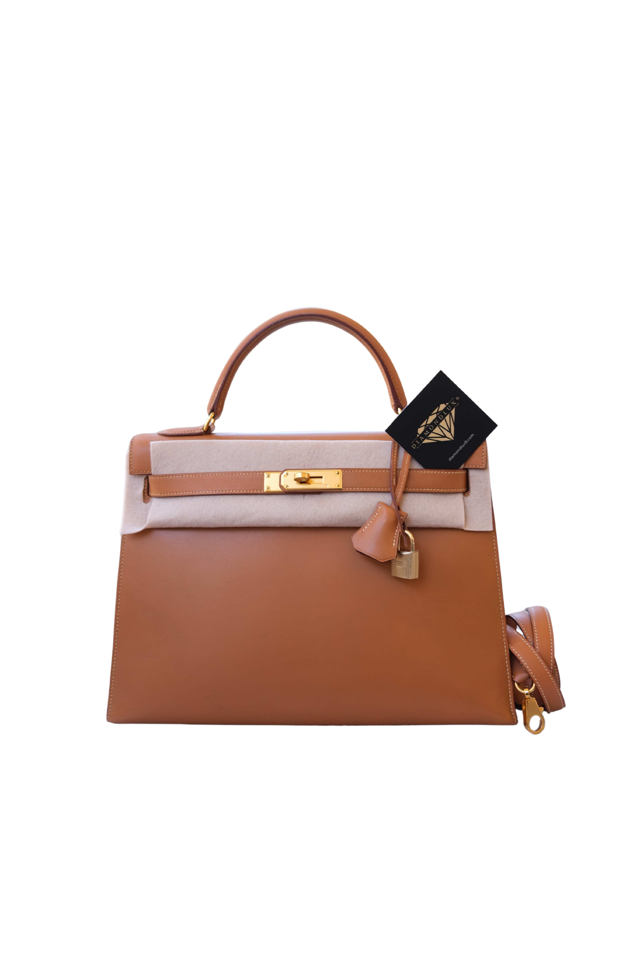 Kelly 32 Naturel Gold Hardware Box 〇Z
