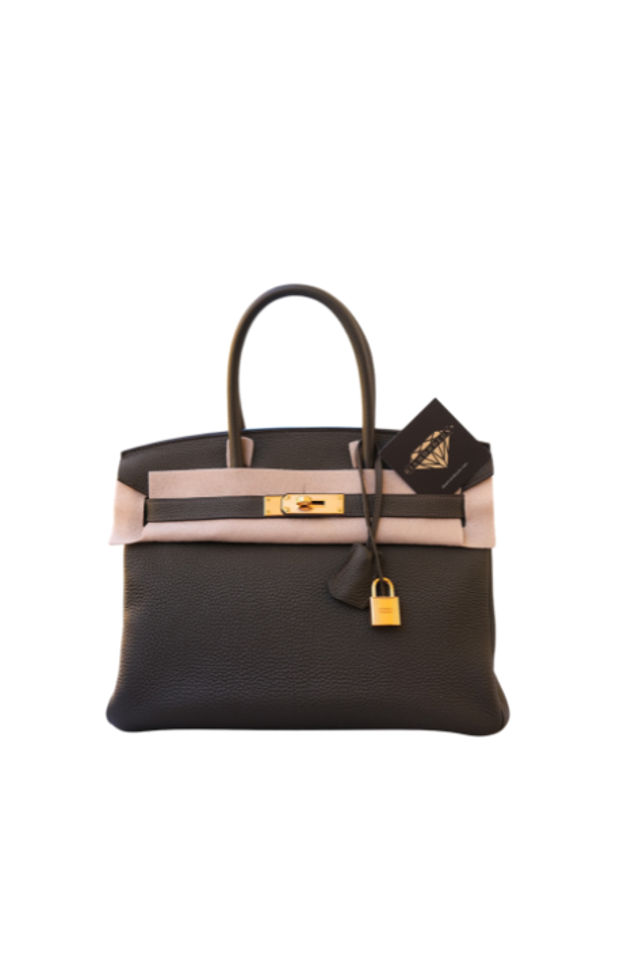 Birkin 30 Vert De Gris Gold Hardware Togo Y