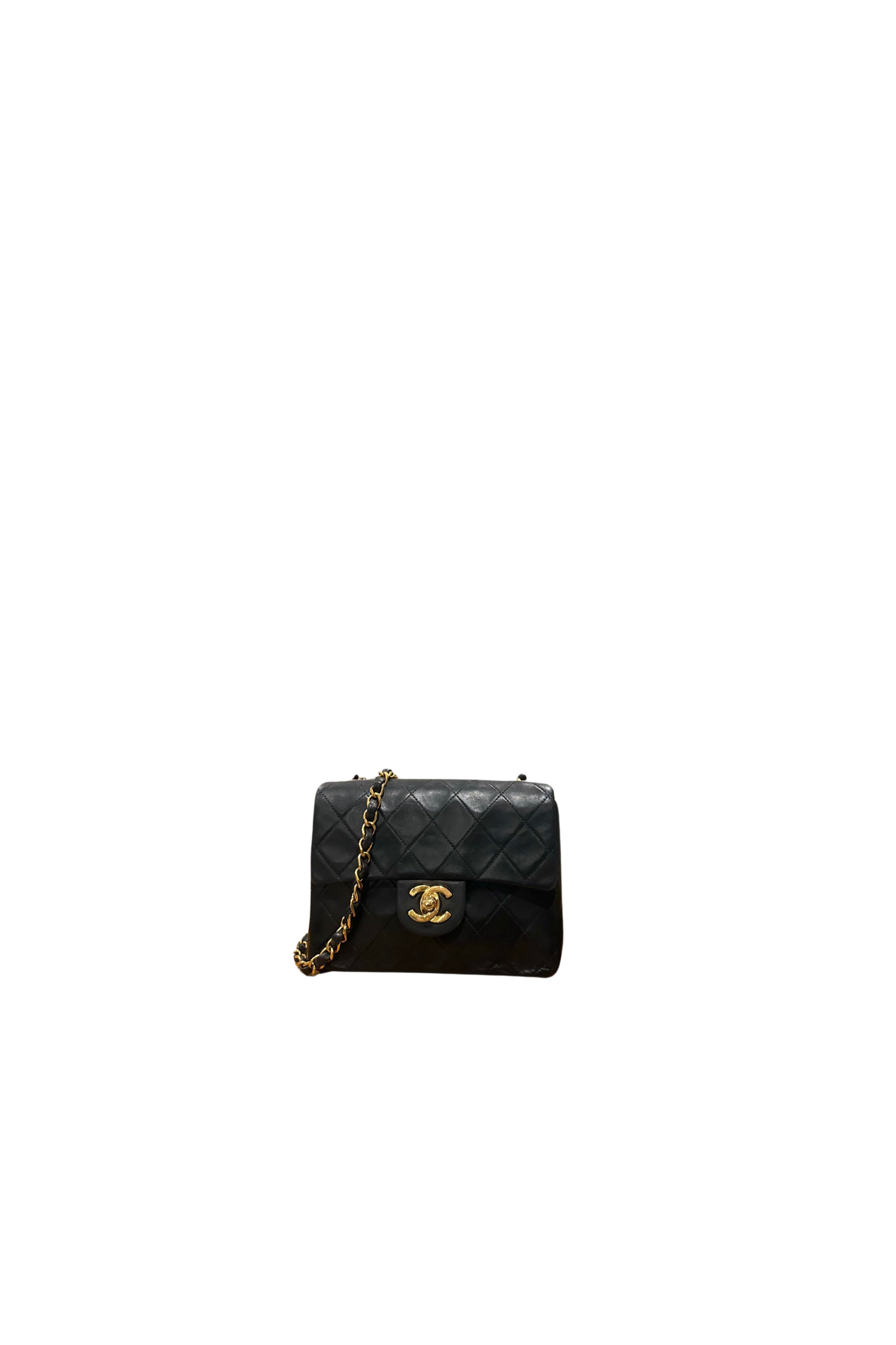 Chanel Mini Square Classic Flap Gold Hardware